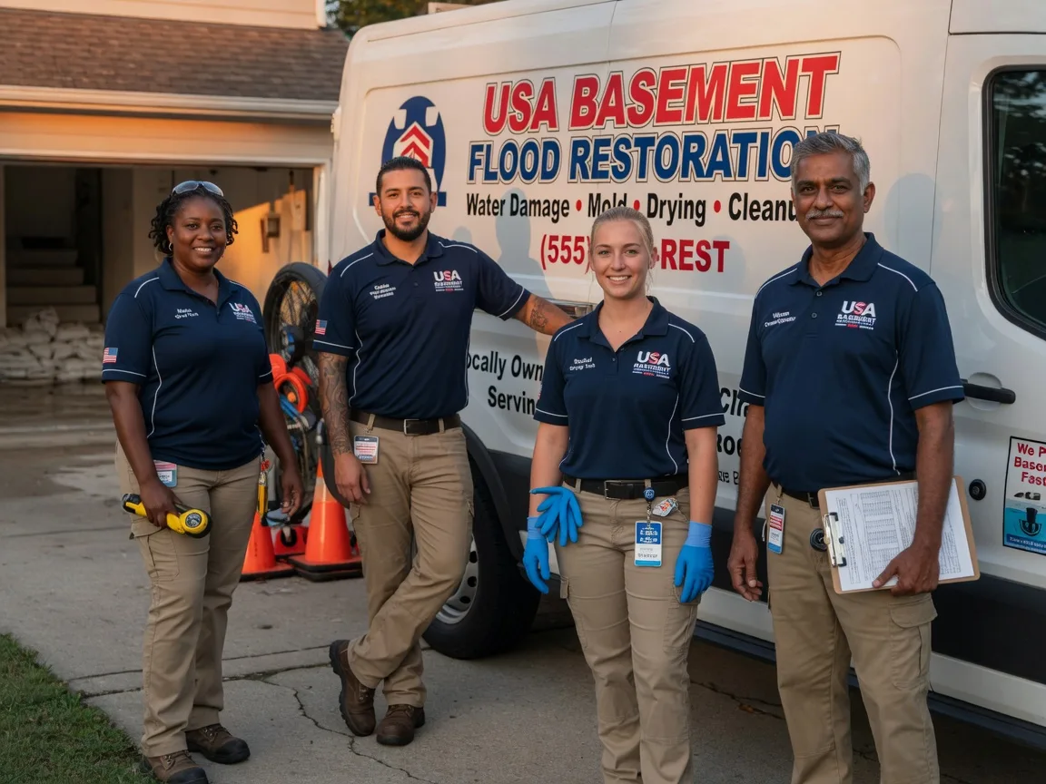 Basement Flood Cleanup company in Rose, OK